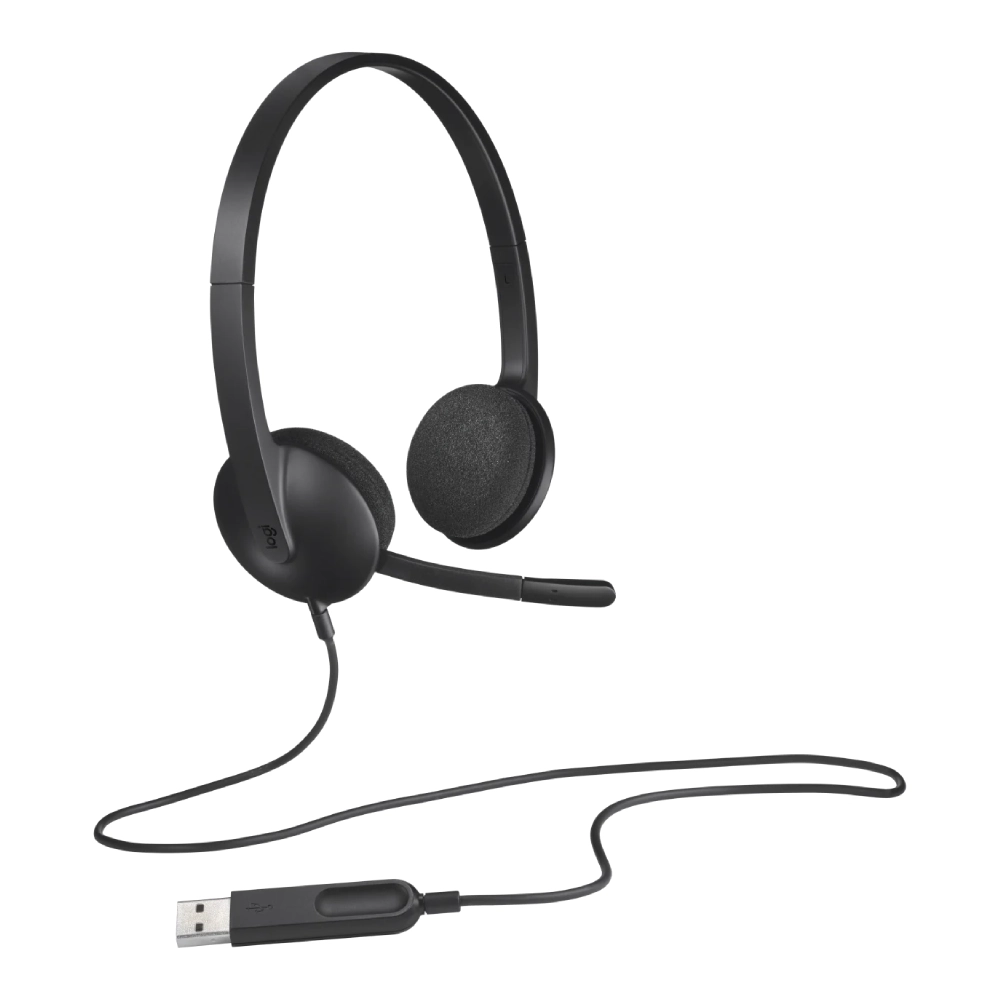 Logitech Wired Headphone USB H340 (Open Box) view 4